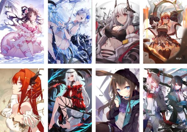 MCPT147 Arknights Posters price for 5 sets 8 pcs a set 29x42cm