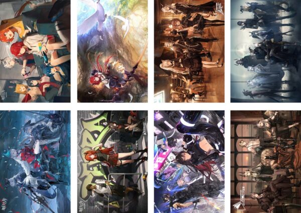 MCPT150 Arknights Posters price for 5 sets 8 pcs a set 29x42cm