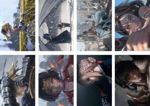 MCPT160 Ghost Blade Posters price for 5 sets 8 pcs a set 29x42cm