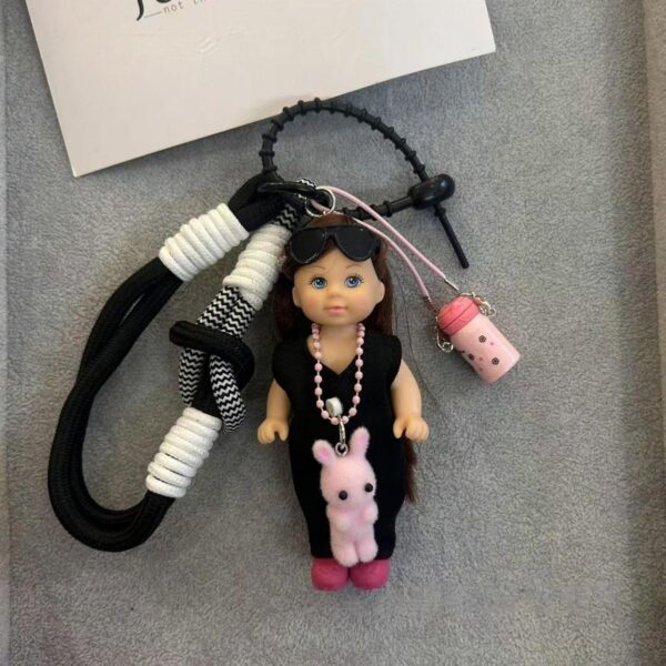 MCMK1532 #1 Korean Popular Cute Little Princess Doll Keychains price for 2 pcs