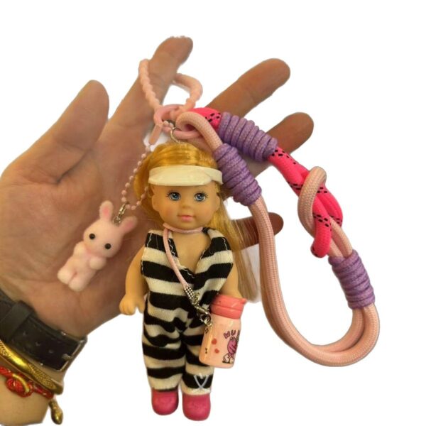 MCMK1533 #2 Korean Popular Cute Little Princess Doll Keychains price for 2 pcs