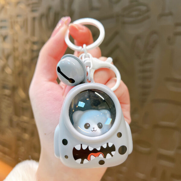 MCMK1543 Astronaut Cat Backpack Luminous Night Light Keychain price for 5 pcs