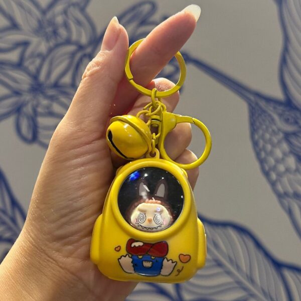 MCMK1547 Labubu Backpack Luminous Night Light Keychain price for 5 pcs