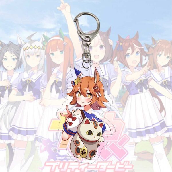 10586 Uma musume Pretty Derby Acrylic Key Chain price for 5 pcs 5.5cm