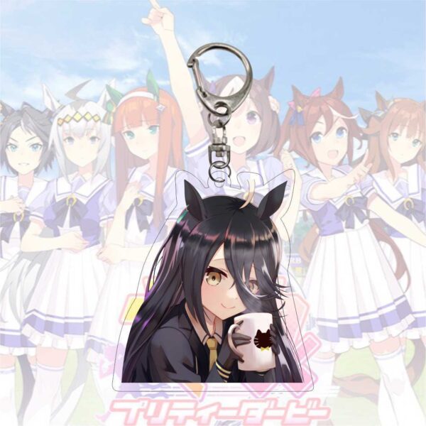 10597 Uma musume Pretty Derby Acrylic Key Chain price for 5 pcs 5.5cm