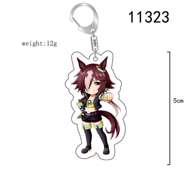 11323 Uma musume Pretty Derby Acrylic Key Chain price for 5 pcs 5.5cm