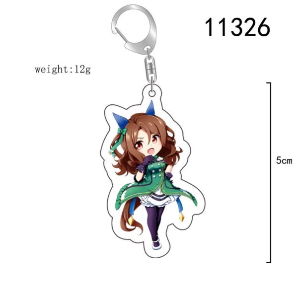 11326 Uma musume Pretty Derby Acrylic Key Chain price for 5 pcs 5.5cm