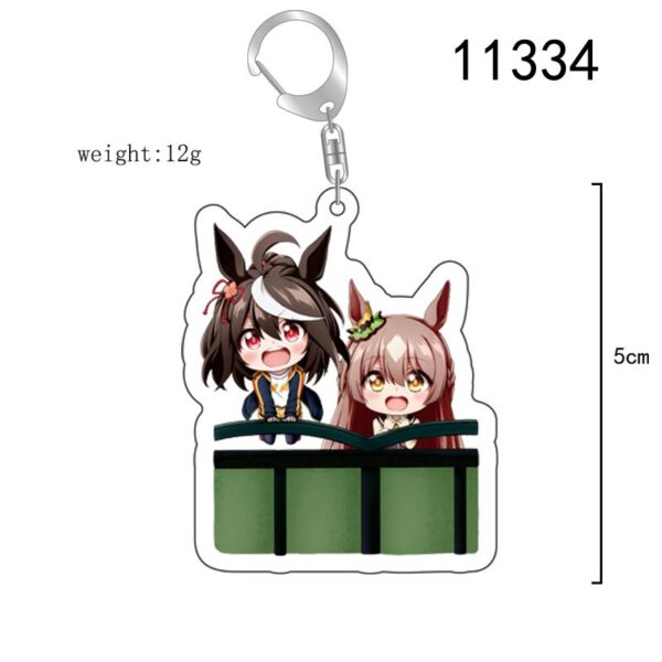 11334 Uma musume Pretty Derby Acrylic Key Chain price for 5 pcs 5.5cm
