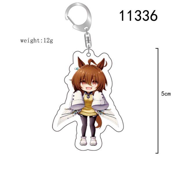 11336 Uma musume Pretty Derby Acrylic Key Chain price for 5 pcs 5.5cm