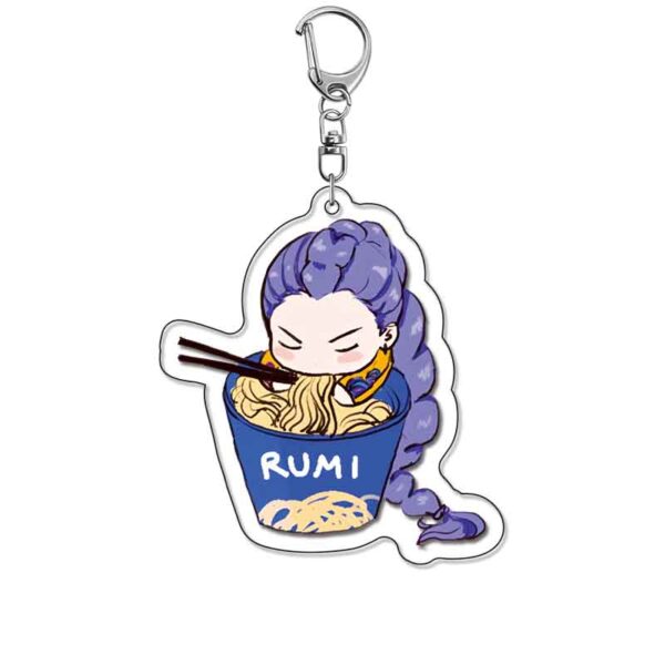 19010 K-Pop Demon Hunters Acrylic Key Chain price for 5 pcs 5.5cm