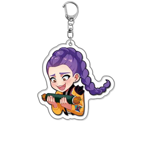 19016 K-Pop Demon Hunters Acrylic Key Chain price for 5 pcs 5.5cm