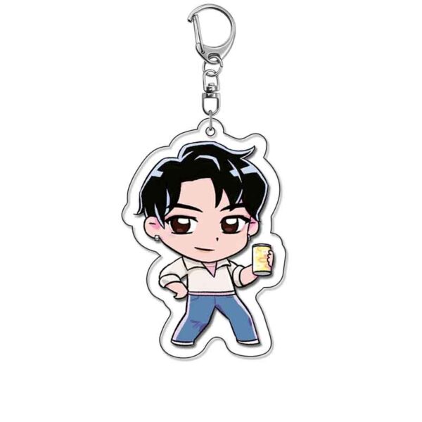 19028 K-Pop Demon Hunters Acrylic Key Chain price for 5 pcs 5.5cm