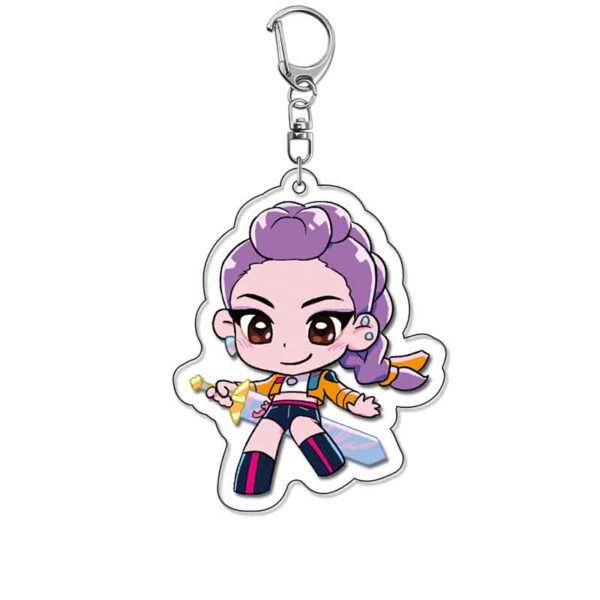 19042 K-Pop Demon Hunters Acrylic Key Chain price for 5 pcs 5.5cm