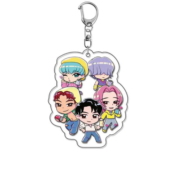 19047 K-Pop Demon Hunters Acrylic Key Chain price for 5 pcs 5.5cm