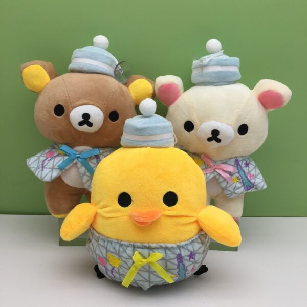 MCPC912 Rilakkuma series plush toys  birthday gift figurines  and claw machine figurines 19-22cm price for 2 pcs