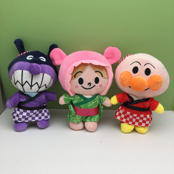 MCPC913 Anpanman plush toys  birthday gift figurines  and claw machine figurines 23cm price for 3 pcs a set