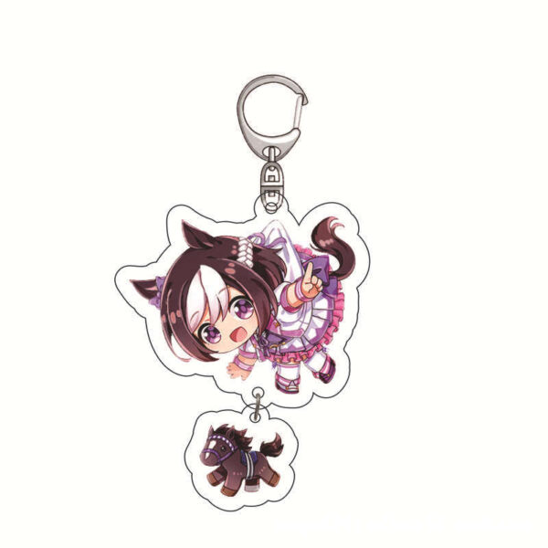 Y552 Uma musume Pretty Derby Acrylic Key Chain price for 5 pcs 5.5cm