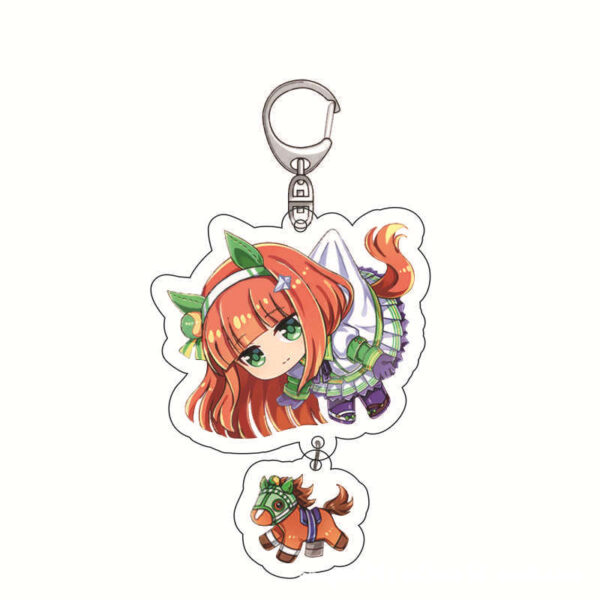 Y554 Uma musume Pretty Derby Acrylic Key Chain price for 5 pcs 5.5cm