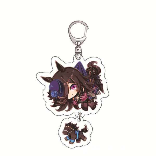 Y556 Uma musume Pretty Derby Acrylic Key Chain price for 5 pcs 5.5cm