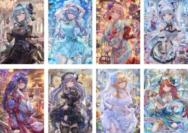 MCPT118 Genshin Impact Posters price for 5 sets 8 pcs a set 29x42cm