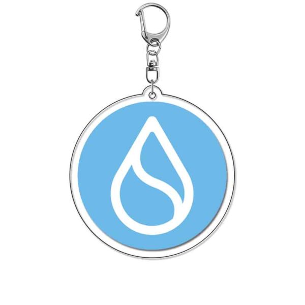 19113 Virtual currency Acrylic Key Chain price for 5 pcs 5.5cm