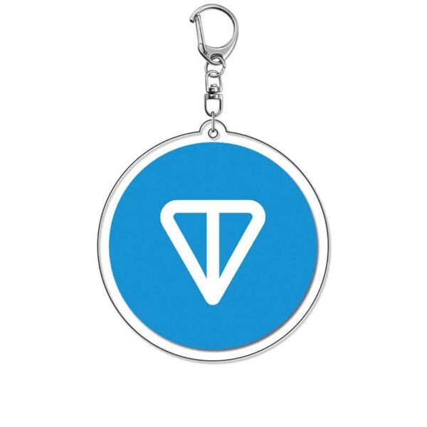 19114 Virtual currency Acrylic Key Chain price for 5 pcs 5.5cm