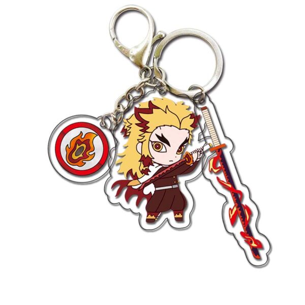 19156 Demon Slayer Acrylic Key Chain price for 5 pcs 5.5cm