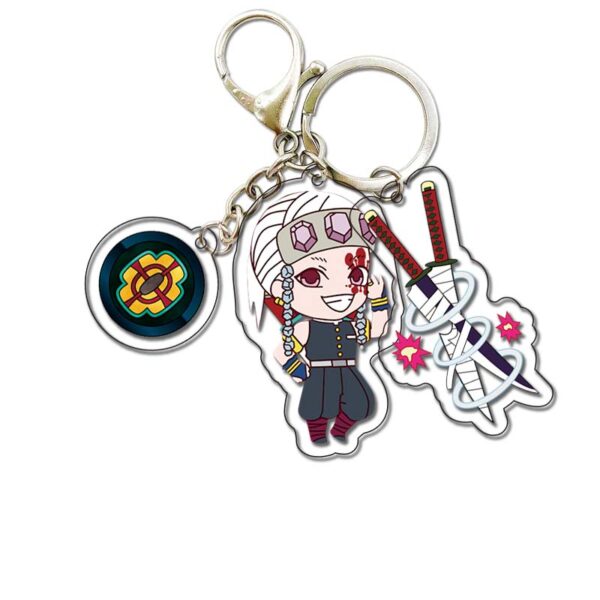 19158 Demon Slayer Acrylic Key Chain price for 5 pcs 5.5cm