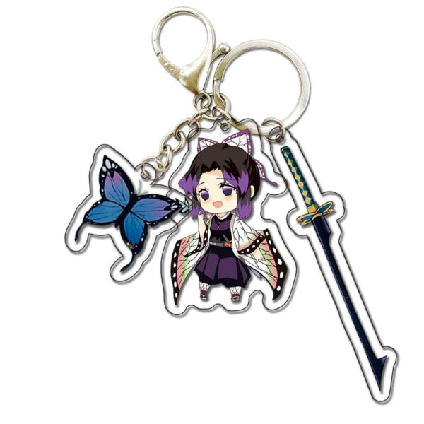 19171 Demon Slayer Acrylic Key Chain price for 5 pcs 5.5cm