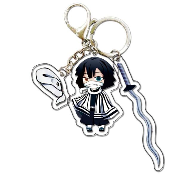 19178 Demon Slayer Acrylic Key Chain price for 5 pcs 5.5cm