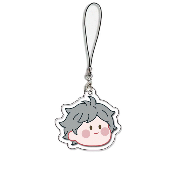 19265 Haikyuu Acrylic Phone Straps Key Chains price for 5 pcs