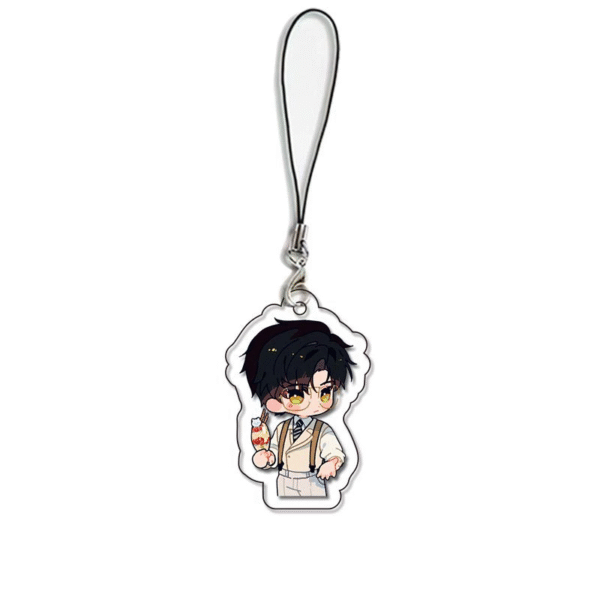 19279 Love and Deepspace Acrylic Phone Straps Key Chains price for 5 pcs