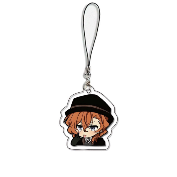 19288 Bungo Stray Dogs Acrylic Phone Straps Key Chains price for 5 pcs