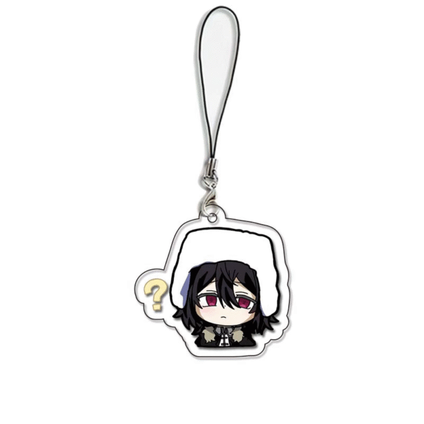 19291 Bungo Stray Dogs Acrylic Phone Straps Key Chains price for 5 pcs
