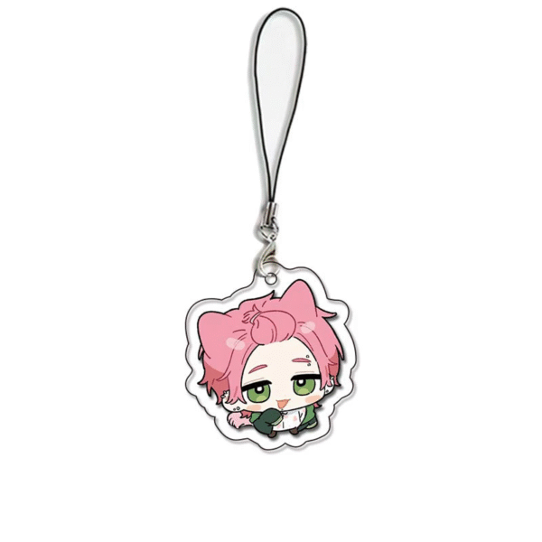 19298 Wind Breaker Acrylic Phone Straps Key Chains price for 5 pcs