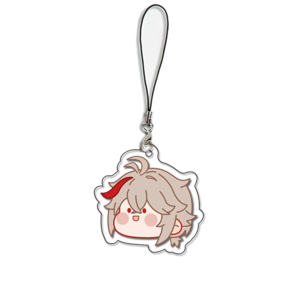 19319 Genshin Impact Acrylic Phone Straps Key Chains price for 5 pcs