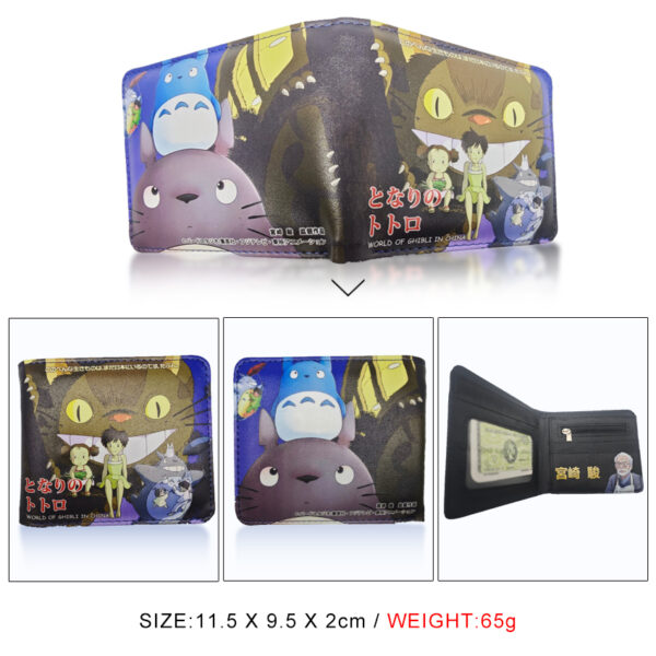 CG-005 - Hayao Miyazaki - My Neighbor Totoro Wallet 18.5x9.5x2cm 100g PU Purse