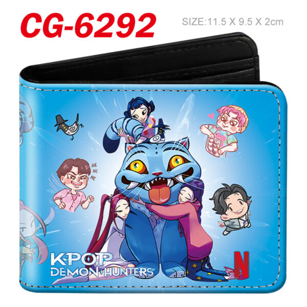 CG-6292 K-Pop Demon Hunters Wallet PVC Purse11x9.5x2cm 60g