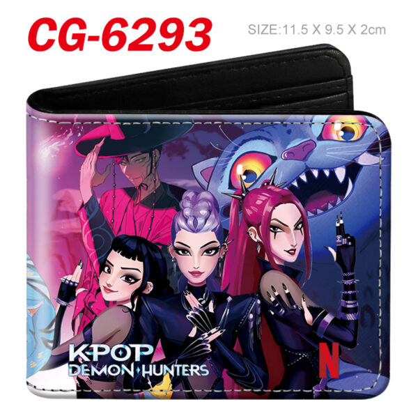 CG-6293 K-Pop Demon Hunters Wallet PVC Purse11x9.5x2cm 60g
