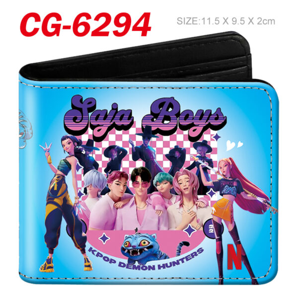 CG-6294 K-Pop Demon Hunters Wallet PVC Purse11x9.5x2cm 60g