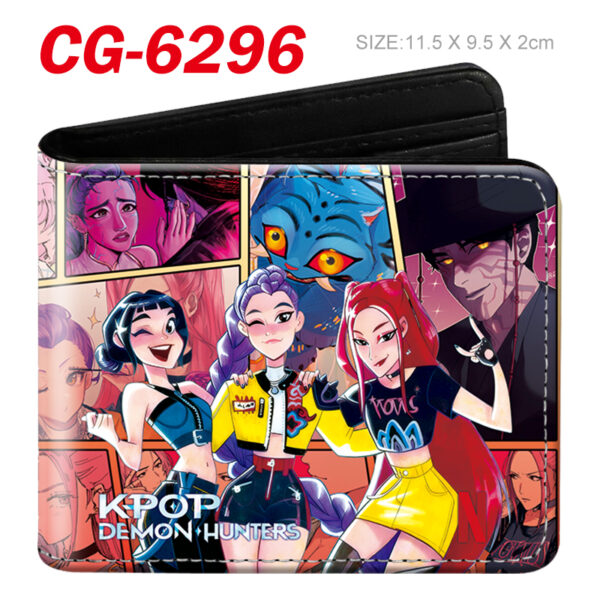 CG-6296 K-Pop Demon Hunters Wallet PVC Purse11x9.5x2cm 60g