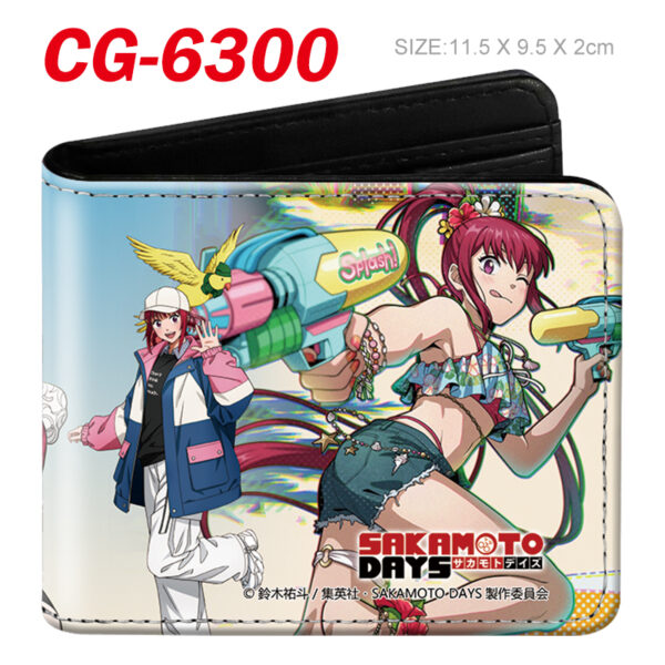 CG-6300 SAKAMOTO DAYS Wallet PVC Purse11x9.5x2cm 60g