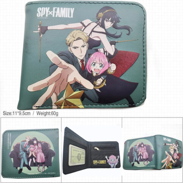 CG-6338 SPY x FAMILY Wallet PVC Purse11x9.5x2cm 60g