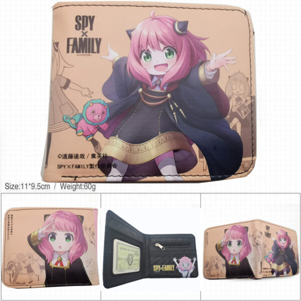 CG-6340 SPY x FAMILY Wallet PVC Purse11x9.5x2cm 60g