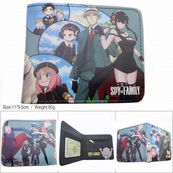CG-6341 SPY x FAMILY  Wallet PVC Purse11x9.5x2cm 60g