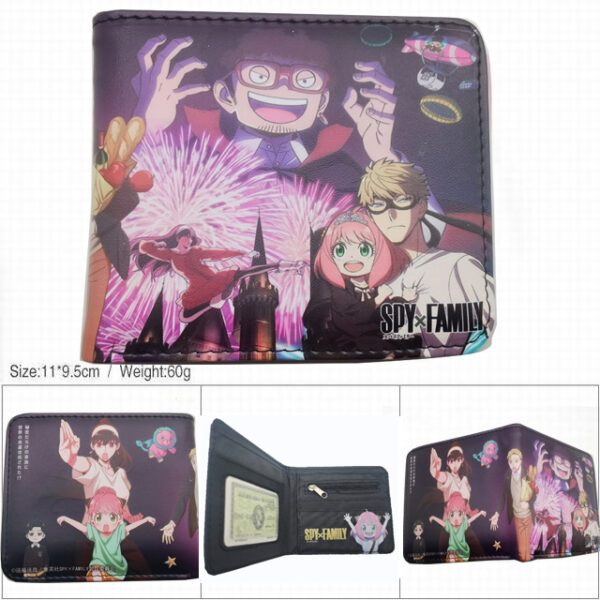 CG-6342 SPY x FAMILY Wallet PVC Purse11x9.5x2cm 60g