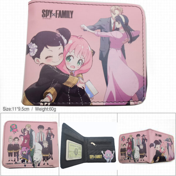 CG-6343 SPY x FAMILY Wallet PVC Purse11x9.5x2cm 60g