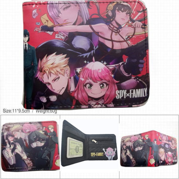 CG-6344 SPY x FAMILY Wallet PVC Purse11x9.5x2cm 60g