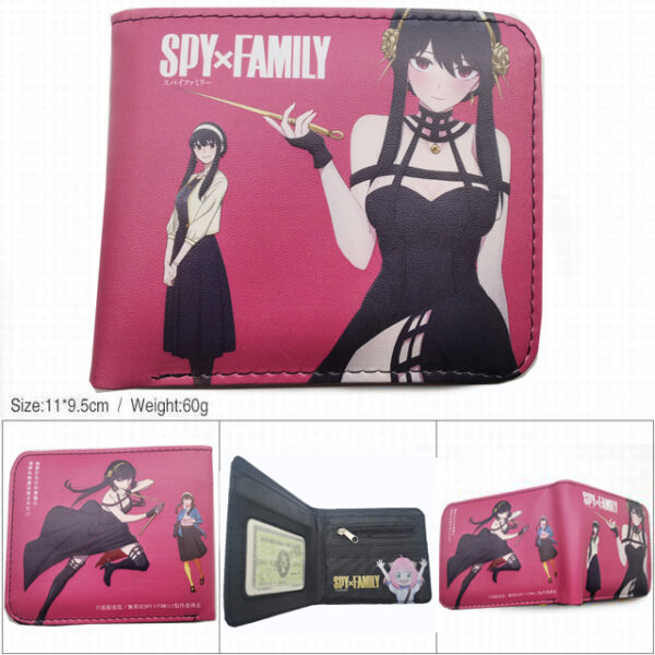 CG-6346 SPY x FAMILY Wallet PVC Purse11x9.5x2cm 60g