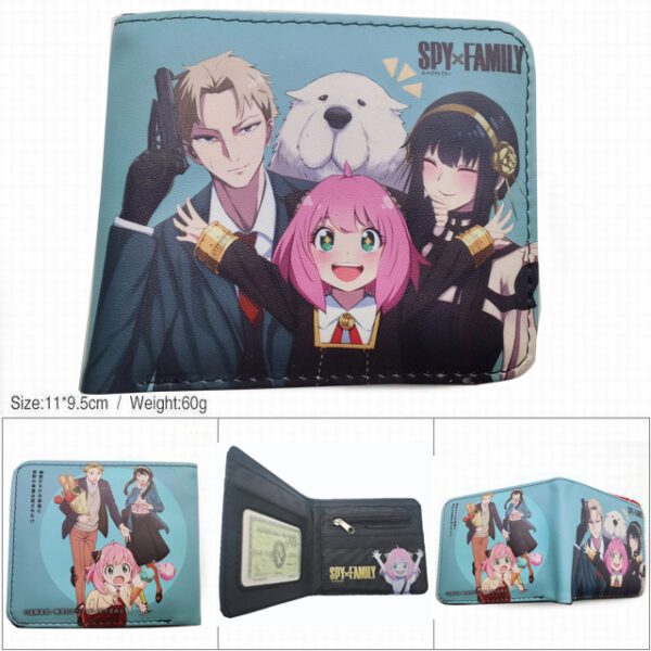 CG-6347 SPY x FAMILY Wallet PVC Purse11x9.5x2cm 60g